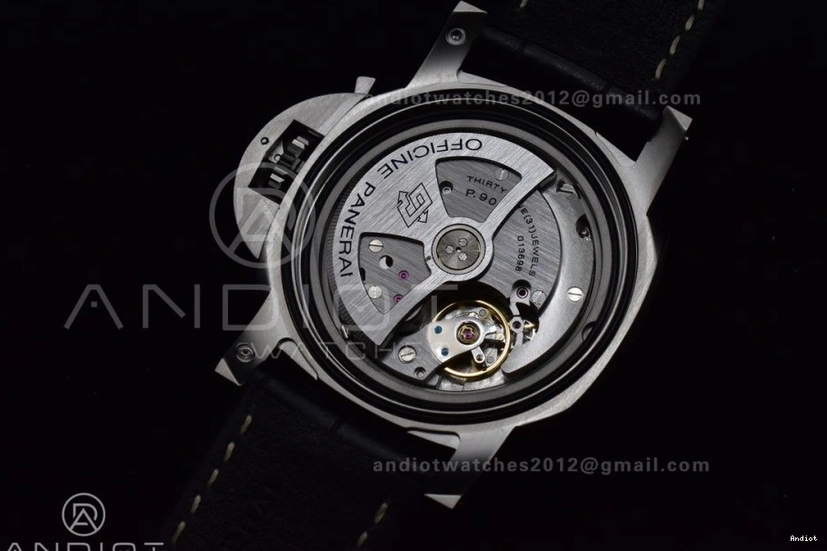  P.9010 Dial Black on PAM1312 1:1 Leather Black VSF Strap Edition Best 0210